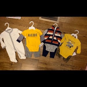 Newborn lot all NWT four outfits